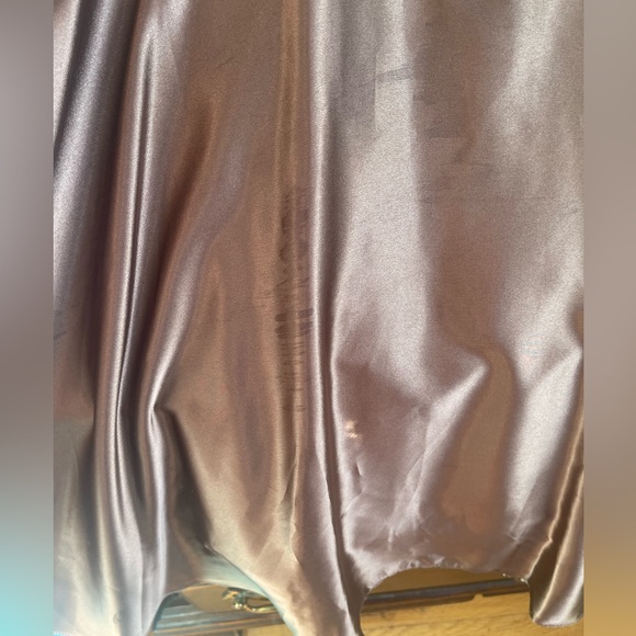 Dave & Johnny By Laura Ryner Brown Beaded Gown - Picture 8 of 12